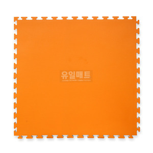 불에강한 난연스포츠 바닥퍼즐매트 1mX1m(20T) 오렌지 ES1503 제작기간필요